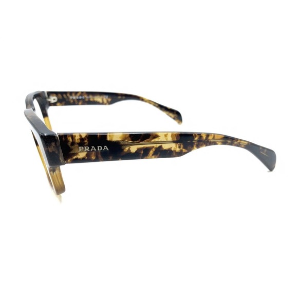 Prada VPR 19Q RO4-1O1 Matte Tortoise Brown Eyeglasses Frames 51-17 140 Italy - Picture 7 of 12